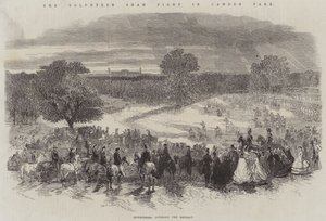 Volunteer Sham Fight Camden Parkissa, Skirmishers peittää Retreat